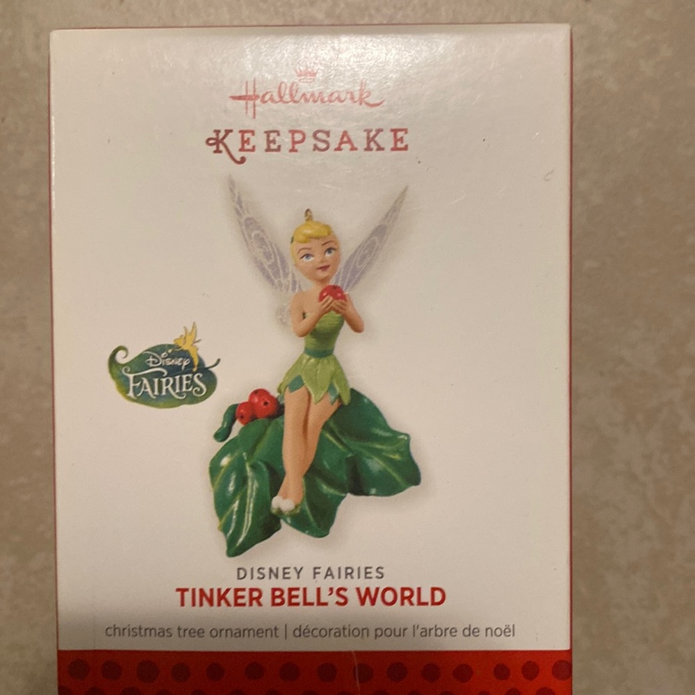 New in box Hallmark Disney Tinkerbell's World ornament 2013